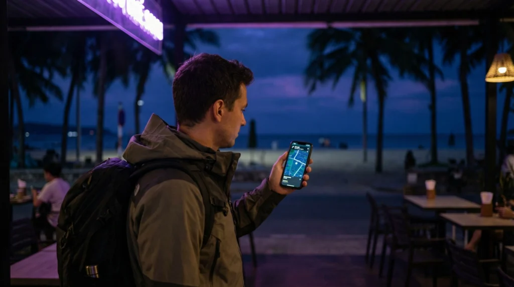 Infographic showing benefits of using an eSIM in Indonesia.