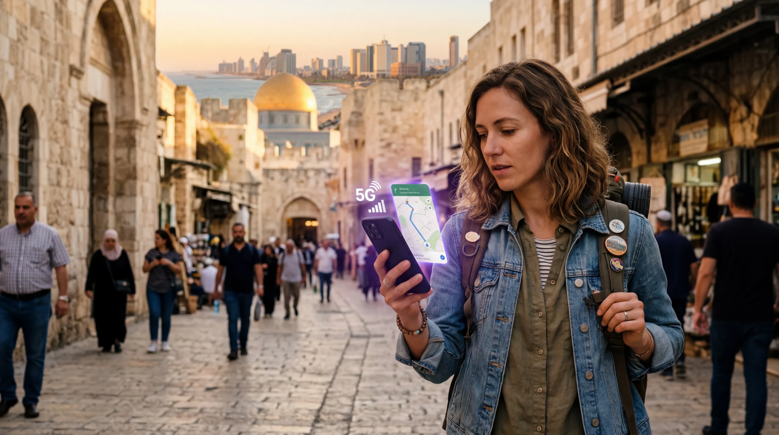 Best Israel eSIM for travel with fast 4G/5G mobile internet and instant activation