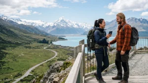 Best travel apps for New Zealand tourists using smartphone navigation and mobile data during a road trip