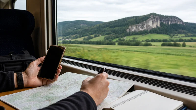 Traveller planning internet access for a Czech Republic rail trip.