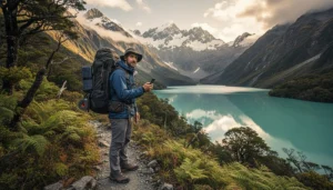 eSIM for New Zealand Great Walks hiking with mobile data and offline navigation preparation