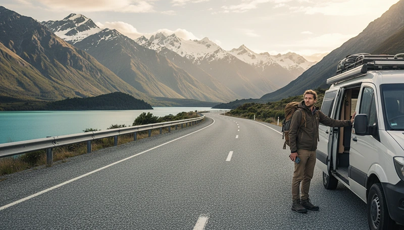 Internet access on Christchurch to Queenstown road trip with eSIM and mobile data in New Zealand