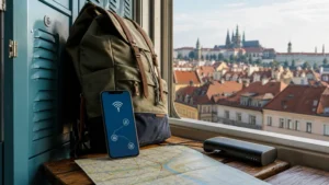 Mobile internet planning for internet for backpacking Czech Republic.