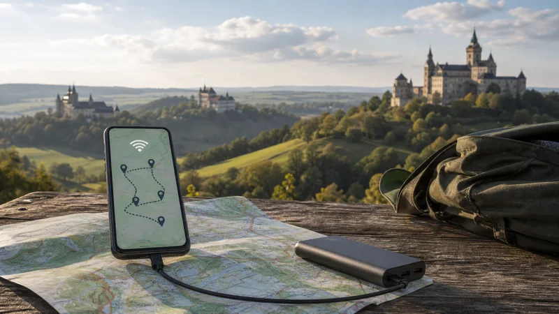 Mobile internet planning for internet for a czech republic castles trip.