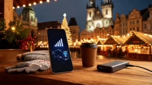 Mobile internet planning for internet for czech republic christmas markets.