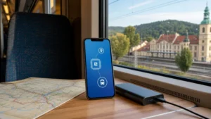 Mobile internet planning for internet for czech republic train travel.