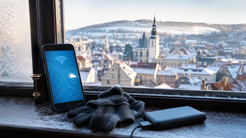 Mobile internet planning for internet for a czech republic winter trip.