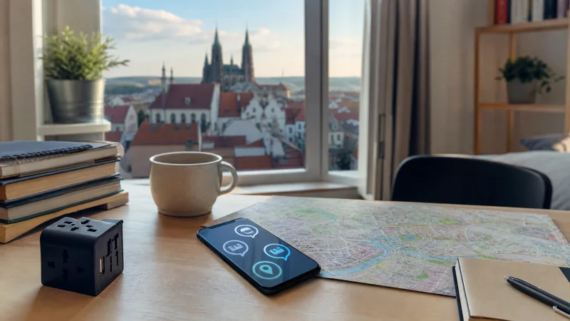 Mobile internet planning for internet for erasmus students in czech republic.