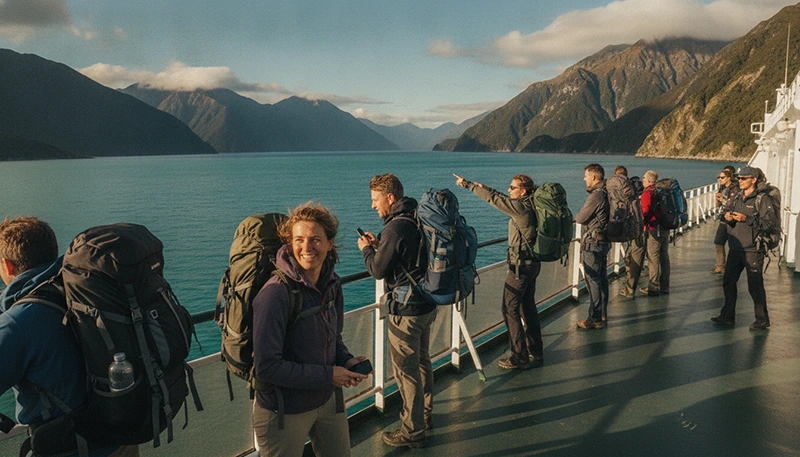 Internet access on New Zealand ferries with eSIM and mobile data for tourists travelling between islands