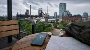 Mobile internet and navigation planning in Ostrava.