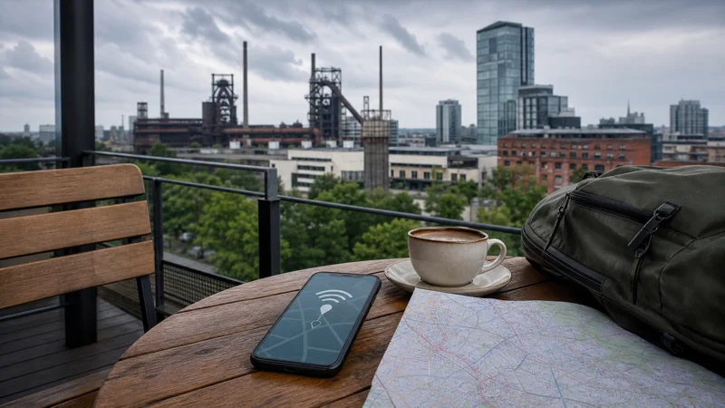 Mobile internet and navigation planning in Ostrava.