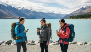 Internet access in Wanaka New Zealand for tourists with eSIM and mobile data connectivity