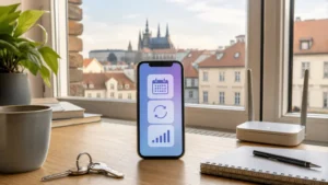 Mobile internet planning for long-term esim for czech republic.