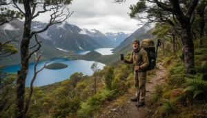 Mobile coverage on New Zealand Great Walks hiking trails with eSIM and offline navigation