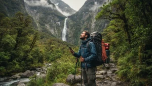 Mobile coverage on Milford Track New Zealand hiking trail with eSIM and offline preparation