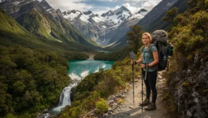 Mobile coverage on Routeburn Track New Zealand hiking trail with eSIM and offline maps