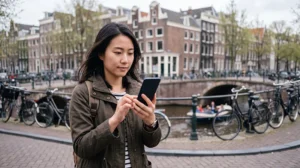 Traveller fixing a Netherlands eSIM with signal but no mobile internet
