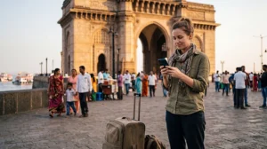 Traveler troubleshooting a slow India eSIM connection