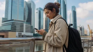 Traveller using a smartphone in Argentina for can tourists use 5g in argentina?
