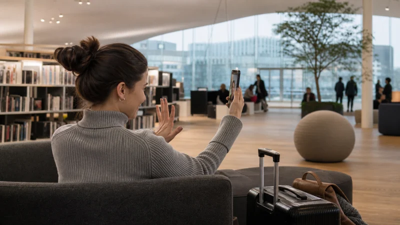 Illustrative Finland travel scene for Can Tourists Use 5G in Finland?