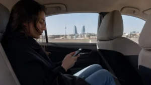 Traveller activating an Azerbaijan eSIM after landing