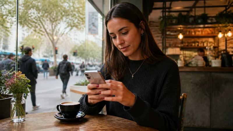 Traveller using a smartphone in Chile for when should you activate a chile esim?
