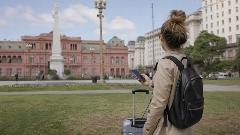 Traveller using a smartphone in Argentina for is an esim worth it for a short argentina trip?