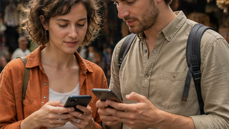 Traveller comparing local SIM and travel eSIM options in Tanzania