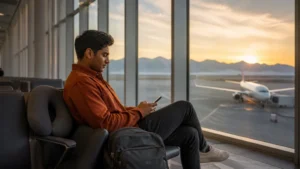 Internet during a Chinggis Khaan Airport Transit