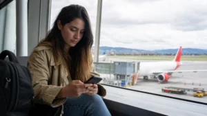 Traveller using a smartphone in Colombia for is an esim worth it for a short trip to colombia?