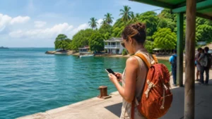 Traveller using a smartphone in Colombia for what happens to your esim near the panama border?