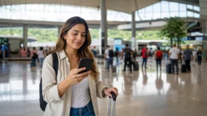 Traveller using a smartphone in Costa Rica for is an esim worth it for a short costa rica trip?