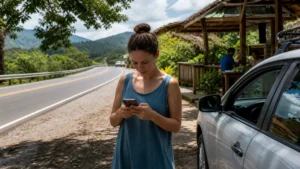 Traveller using a smartphone in Costa Rica for what happens to your esim near the panama border?