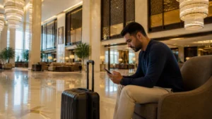 Traveller using a smartphone in a Kuwait setting related to kuwait esim not working? a calm, step-by-step fix