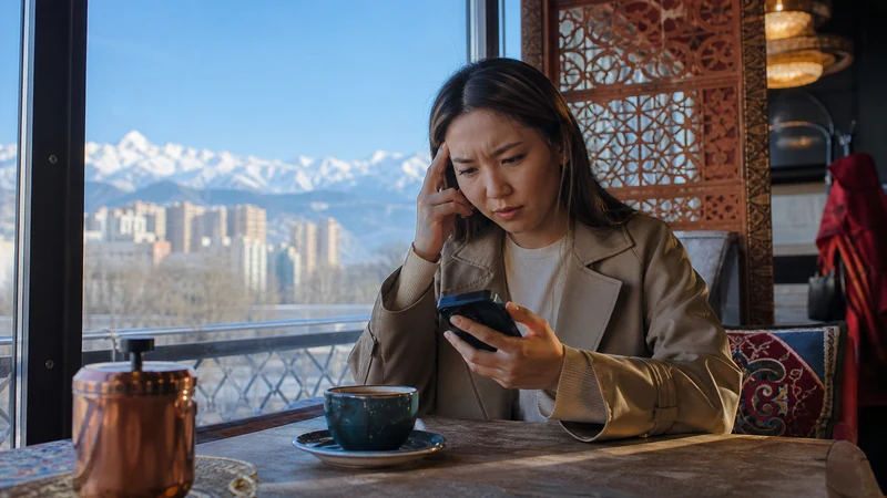 Traveller using a smartphone in Kyrgyzstan for esim not working kyrgyzstan