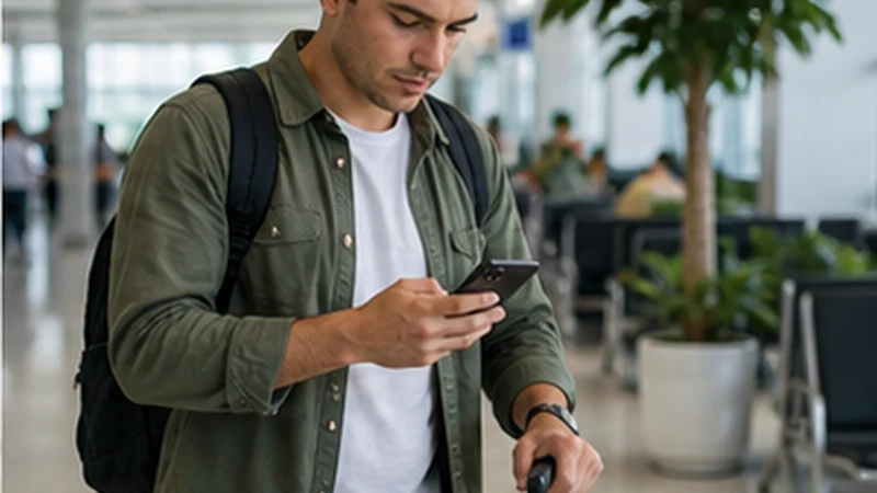 Traveller using a smartphone in El Salvador while researching el salvador esim vs airport wi-fi: which is more reliable?