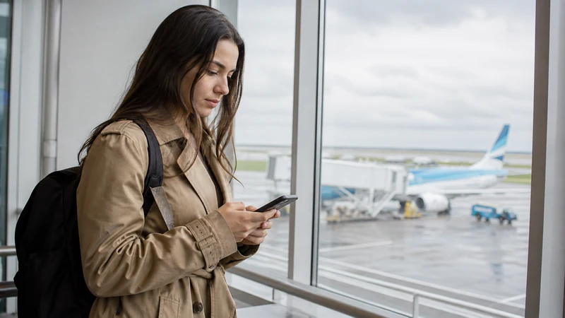 Traveller using a smartphone in Argentina for is ezeiza airport wi-fi safe to use?