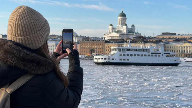 Illustrative Finland travel scene for How to Use a Finland eSIM on iPhone