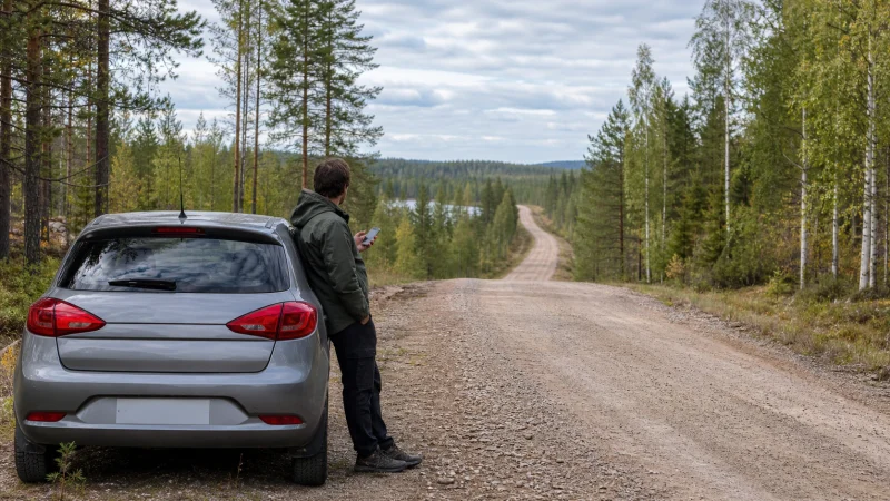Illustrative Finland travel scene for Mobile Coverage in Rural Finland: How to Prepare