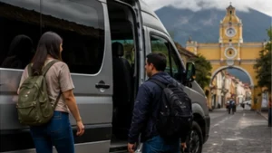 Traveller using a smartphone in Guatemala for guatemala city antigua mobile internet