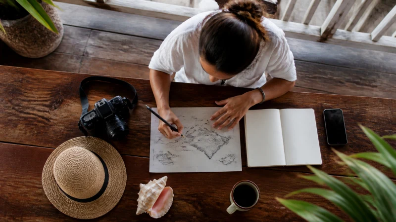 Traveller planning mobile data use for a Bahamas trip