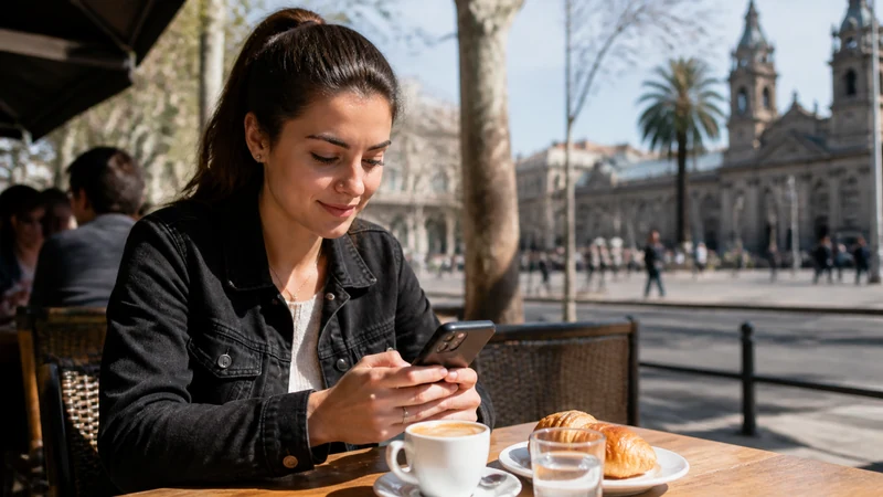 Traveller using a smartphone in Chile for how much mobile data do you need for chile?
