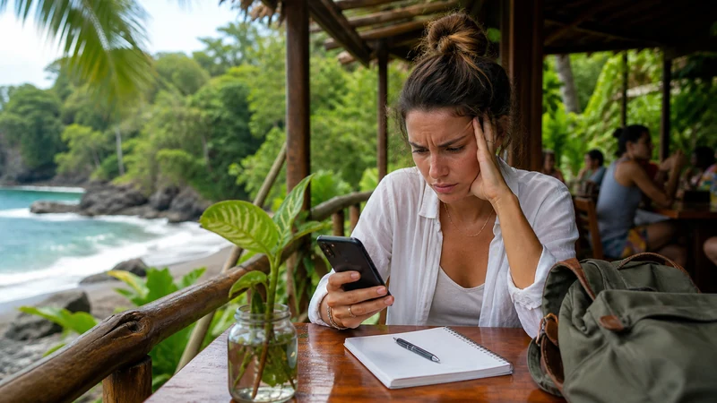 Traveller using a smartphone in Costa Rica for how much mobile data do you need for costa rica?
