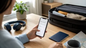 Illustrative Finland travel scene for How to Install an eSIM for Finland Before You Travel
