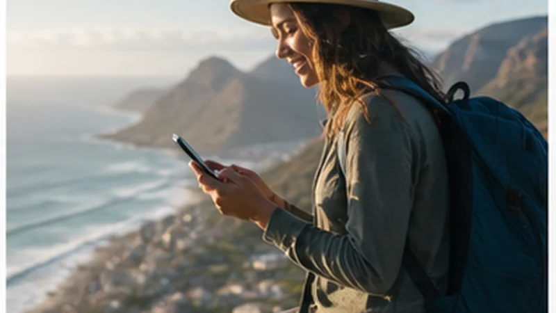 South Africa travel connectivity scene for how to install an esim for south africa before you travel