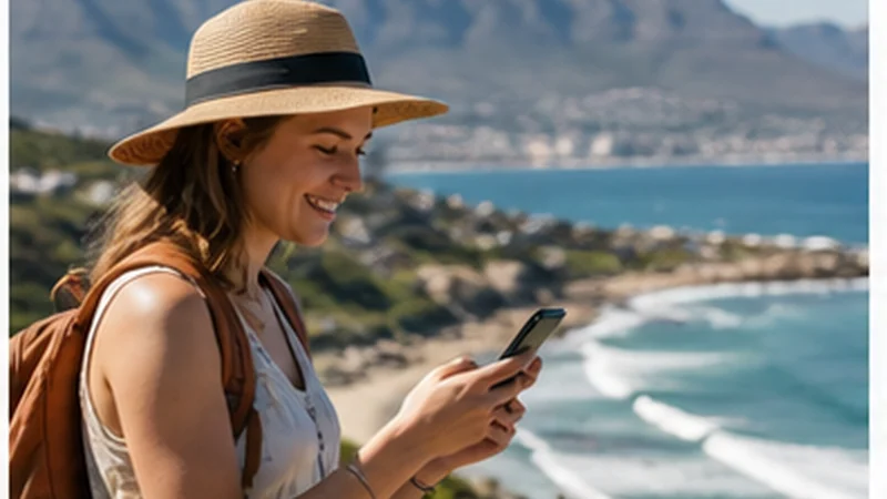 South Africa travel connectivity scene for internet in cape town for tourists