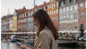 Denmark travel connectivity scene for internet in copenhagen for tourists
