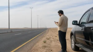 Traveller using a smartphone in a Kuwait setting related to mobile data near the kuwait–iraq border: what to know
