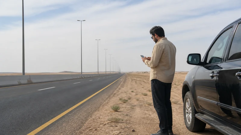 Traveller using a smartphone in a Kuwait setting related to mobile data near the kuwait–iraq border: what to know
