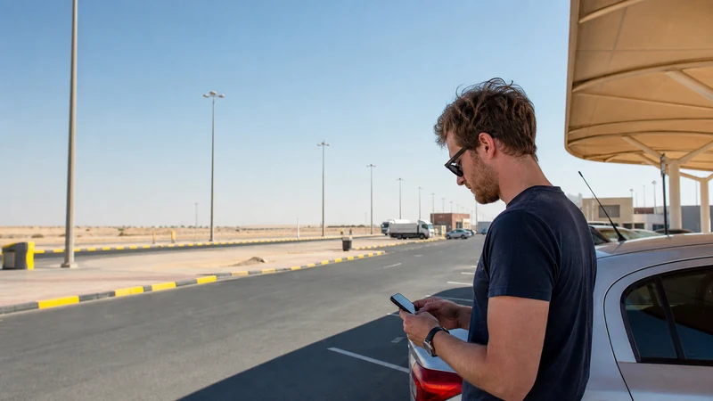 Traveller using a smartphone in a Kuwait setting related to what happens to your esim near the kuwait–saudi border?